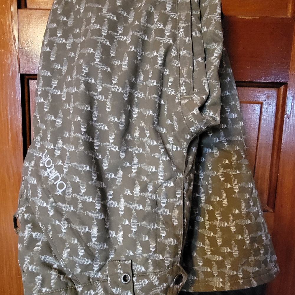 Burton Khaki Patterned Women's Shorts